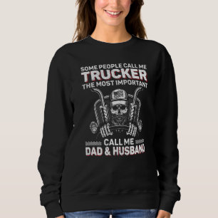 Camiseta Pai De Caminhoneiro E Carregador De Estilo De Mari