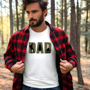 Camiseta pai de campismo