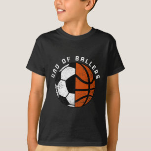 Camiseta Pai De Canetas Diversão De Pai De Bysketbyll De Fu