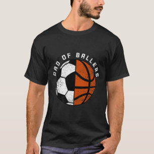 Camiseta Pai De Canetas Diversão De Pai De Bysketbyll De Fu