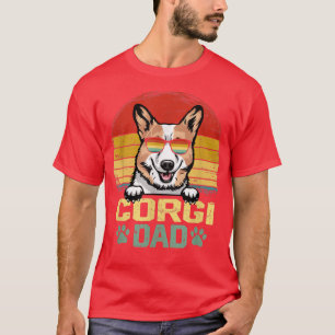 Camiseta Pai De Cão De Mente Melhor Pai De Cão De Corgi