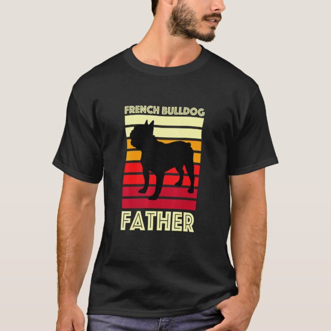 Camiseta Pai de cão-grande francês (Frente)