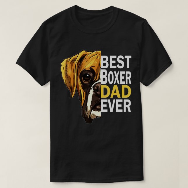 Camiseta Pai de cão, melhor pai de cão de sempre, pai de cã (Frente do Design)
