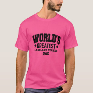 Camiseta Pai de Cão Mens Lakeland Terrier