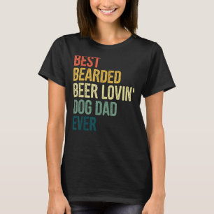 Camiseta Pai de Cão Pet Proprietário de Cães de Cerveja de 