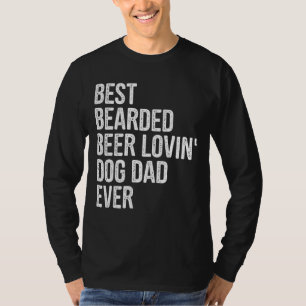 Camiseta Pai de Cão Pet Proprietário de Cães de Cerveja de