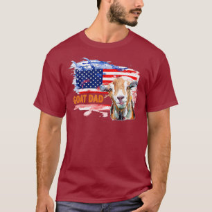 Camiseta Pai de Caprinos - Agricultura de Bandeira American
