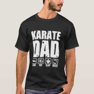 Camiseta Pai de Caratê Engraçado Clássico Humor de Pai Arte