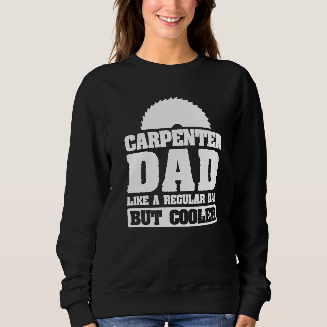 Camiseta Pai De Carpinteiro De Menina Como Um Carpinteiro D (Frente)