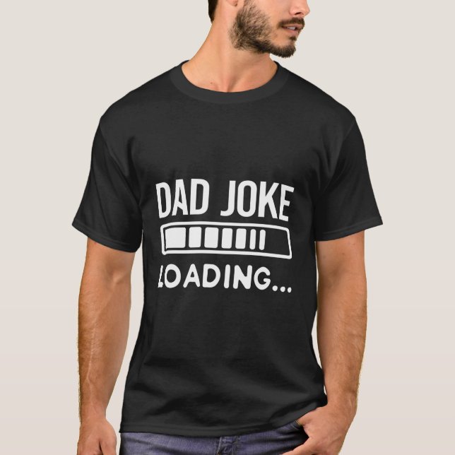 Camiseta Pai de carregamento da Piada do pai (Frente)