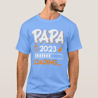 Camiseta pai de carregamento do pai 2023 para ser o Pai 202