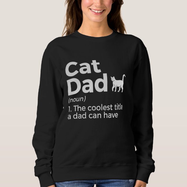 Camiseta Pai de Cat Definição Engraçada (Frente)
