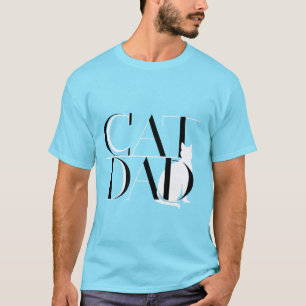 Camiseta Pai de Cat - Design moderna e minimalista para Org