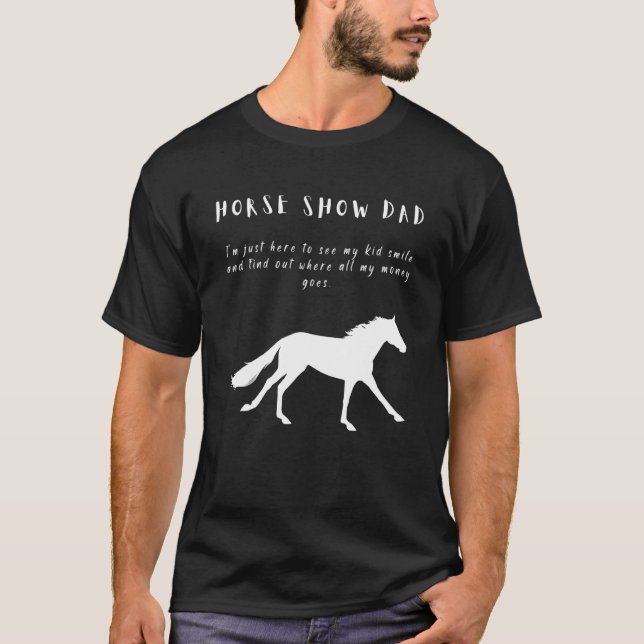 Camiseta Pai de Cavalo de Galope (Frente)