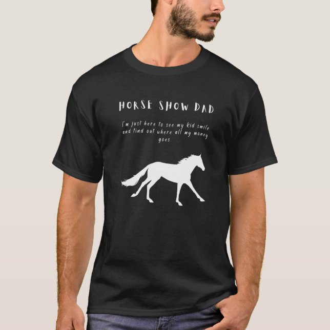 Camiseta Pai de Cavalo de Galope (Frente)