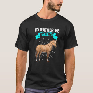 Camiseta Pai de Cavalos de Corrida Equina