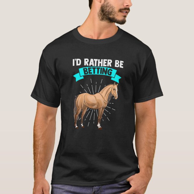 Camiseta Pai de Cavalos de Corrida Equina (Frente)