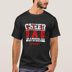 Camiseta Pai de Cheerleading Pai de Cheer Engraçado Pai Nor