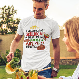 Camiseta Pai de chef Engraçado Personalizado
