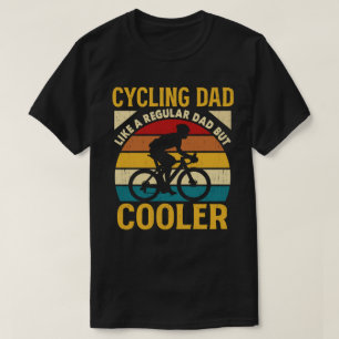 Camiseta Pai De Ciclismo Como Um Pai Regular Mas Mais Engra