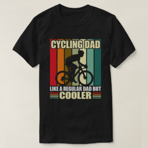 Camiseta Pai De Ciclismo Como Um Pai Regular Mas Mais Engra