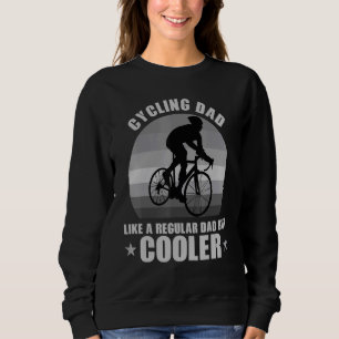Camiseta Pai De Ciclismo Como Um Pai Regular Mas Mais Frio