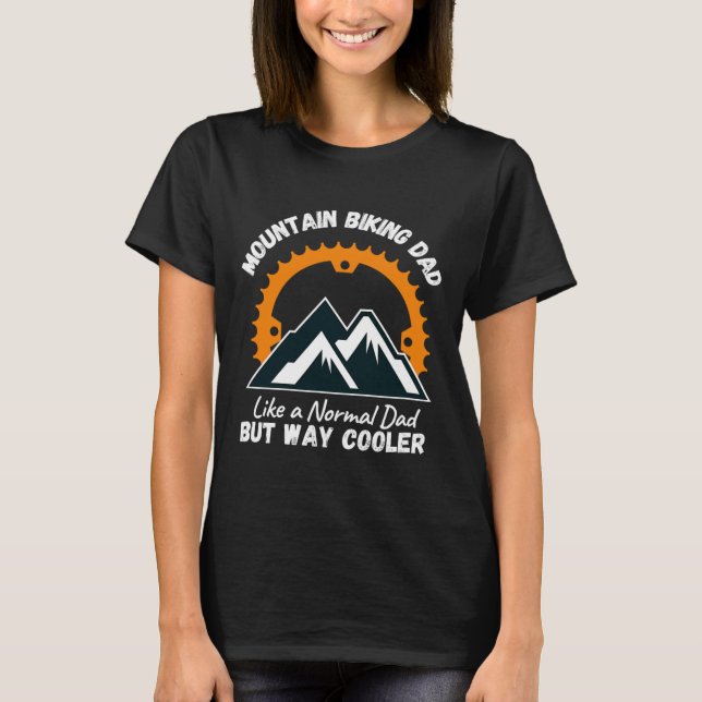 Camiseta Pai de Ciclismo de Montanha (Frente)
