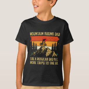 Camiseta Pai de Ciclismo de Montanha Engraçado Roupas de Ci