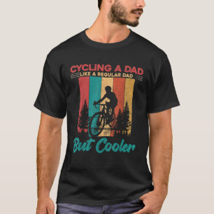 Camiseta Pai De Ciclo Como Uma Banheira De Bicicleta De Pai
