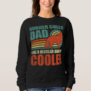 Camiseta Pai De Collie Da Fronteira Do Mens Como Um Pai Reg