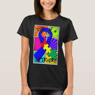 Camiseta Pai De Consciência Autismo De Um Super-Herói