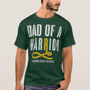 Camiseta Pai de conscientização do cancer infantil de um gu