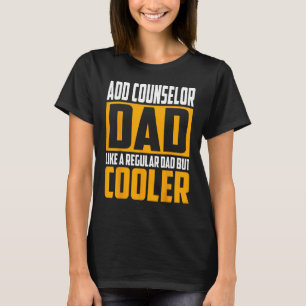 Camiseta Pai de Conselheiro de Mens Como um Pai normal, mas