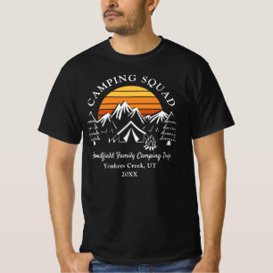 Camiseta Pai de Correspondência da Família Moderna de Campi