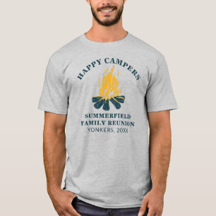 Camiseta Pai de Correspondência de Campanha Familiar