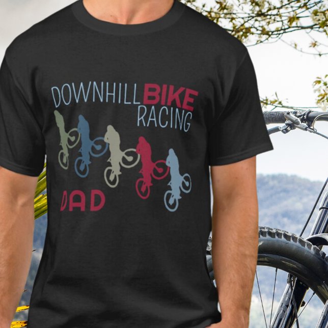 Camiseta Pai de Corrida de Bike descida (Criador carregado)