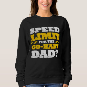 Camiseta Pai de corrida de Kart limite de velocidade para o