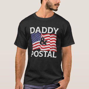 Camiseta Pai de Cortar Correio de Entrega do Sinalizador do