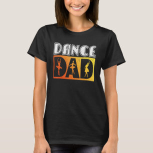 Camiseta Pai de Dança Angustiado Ballet Vintage Retro Para