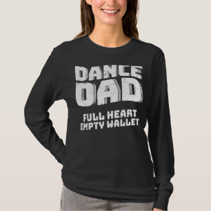 Camiseta Pai de Dança de Dança de Estilo de Vintage Mens