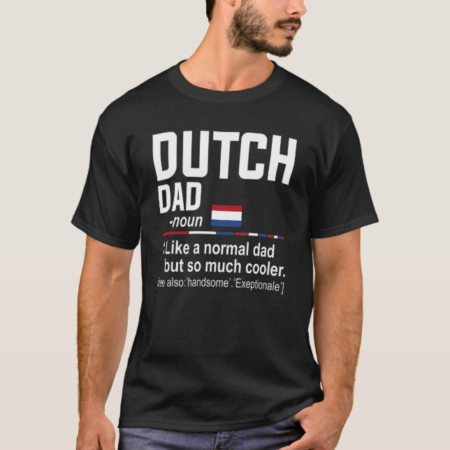 Camiseta Pai De Definição De Dia de os pais Para Os Países  (Frente)