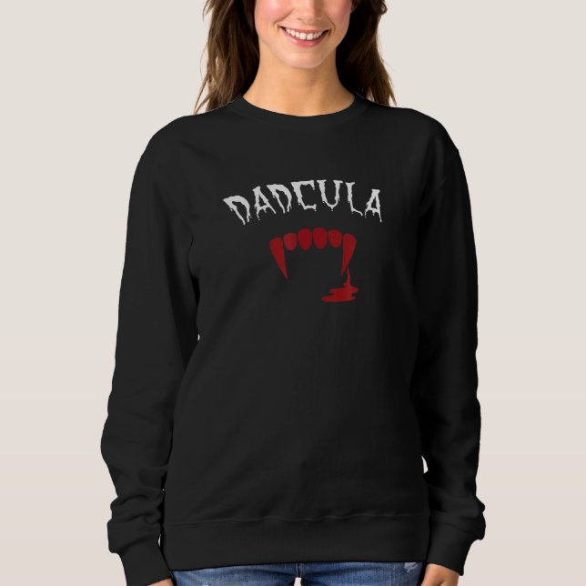 Camiseta Pai de Dentes do Vampiro de Dadcula Halloween (Frente)