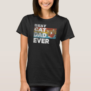 Camiseta Pai De Dia de os pais De Melhor Pai De Gato Ever K