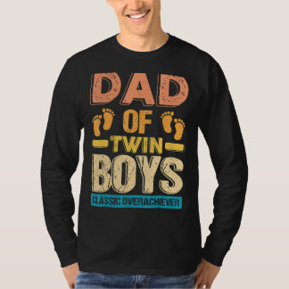 Camiseta Pai De Dia de os pais De Superaquedista Clássico D