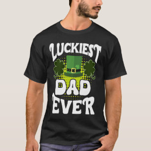 Camiseta Pai de Dia de São Patrício mais feliz do mundo