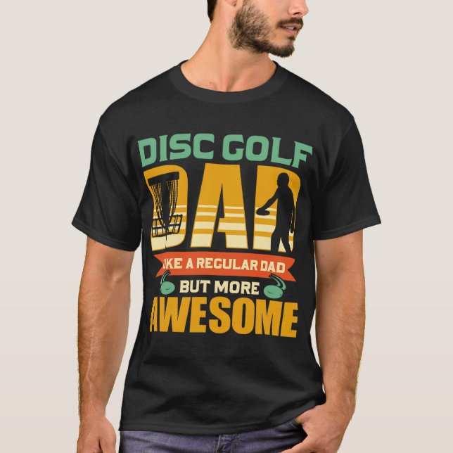 Camiseta Pai de Disc Golf - Disco Voador - Disc Golf (Frente)