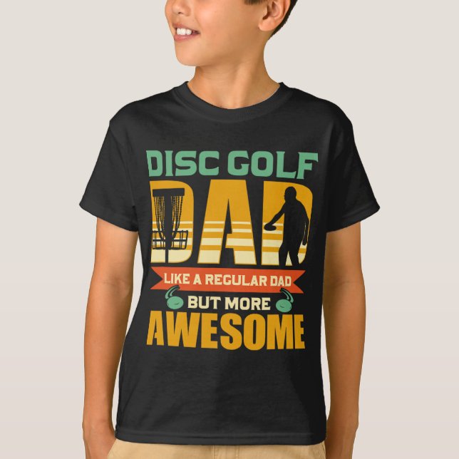 Camiseta Pai de Disc Golf - Disco Voador - Disc Golf  (Frente)