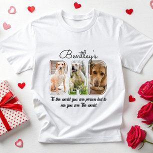 Camiseta Pai de Dog Fotográfico Personalizado Dog Dift Dog