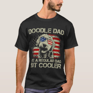 Camiseta Pai De Dólar Goldendoodle Pai Regular Mas Mais Fri