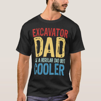 Camiseta Pai de Escavadeira Masculino Como um Pai Normal,